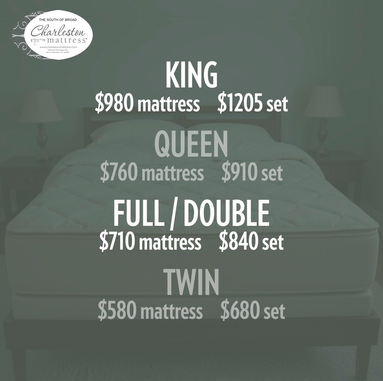 South of Broad Mattress 14" Pillowtop