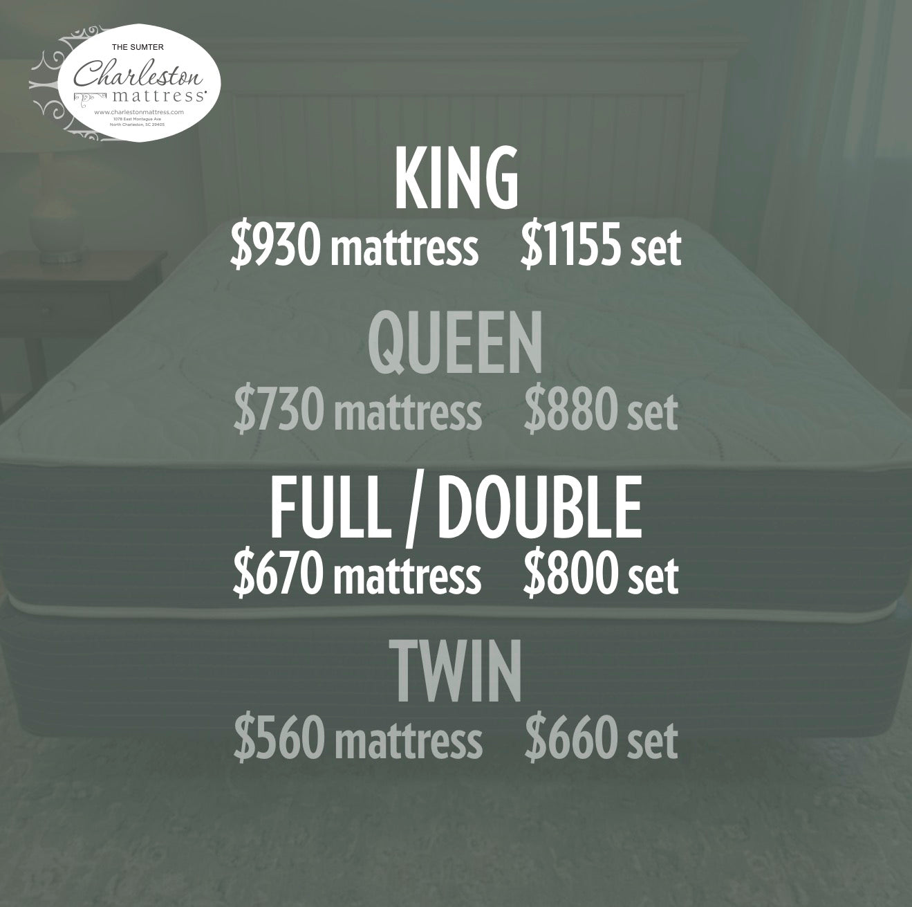 Sumter Mattress 12" Classic